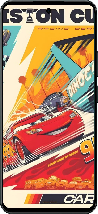 Силиконовый чехол Тачки для Realme C71 - 6288u-4089 изображение 