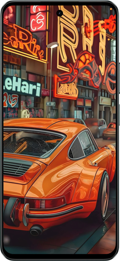 Силиконовый чехол Порше для Realme C71 - 6334u-4089 изображение 