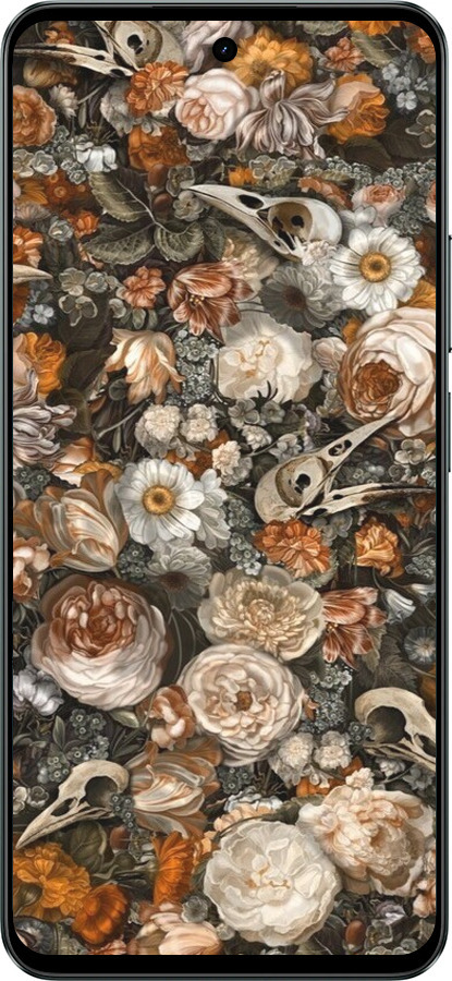 Силиконовый чехол В стиле барокко-мрачный для Realme C71 - 6404u-4089 изображение 