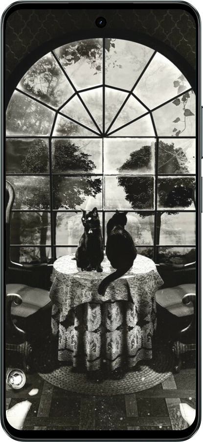 Силиконовый чехол Череп и коты для Realme C71 - 6432u-4089 изображение 