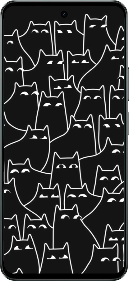 Силиконовый чехол С изображением кошек для Realme C71 - 6470u-4089 изображение 