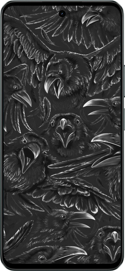 Силиконовый чехол Воронья ярость для Realme C71 - 6474u-4089 изображение 