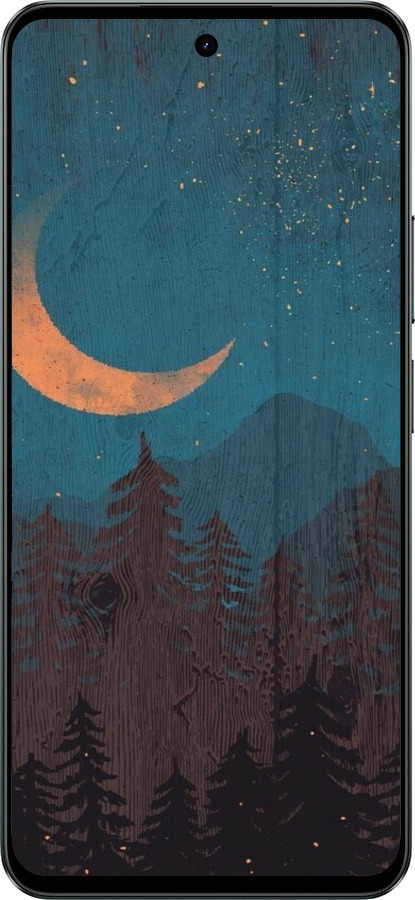 Силиконовый чехол Звездный лес для Realme C71 - 6480u-4089 изображение 