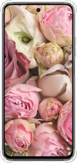 Силикон с усиленными углами чехол Розы v2 для Realme C75x - 2320sp-4506 изображение 