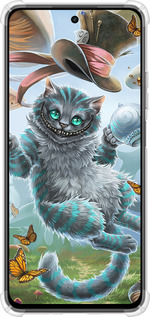 Силикон с усиленными углами чехол Чеширский кот 2 для Realme C75x - 3993sp-4506 изображение 