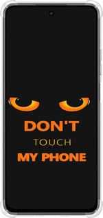 Силикон с усиленными углами чехол Don't touch the phone для Realme C75x - 4261sp-4506 изображение 