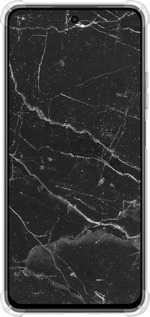 Силикон с усиленными углами чехол Черный мрамор v2 для Realme C75x - 5568sp-4506 изображение 
