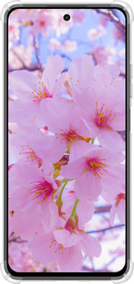 Силикон с усиленными углами чехол Сакура для Realme C75x - 6029sp-4506 изображение 