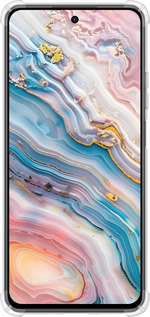 Силикон с усиленными углами чехол Мрамор красивый для Realme C75x - 6376sp-4506 изображение 