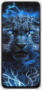 Силикон с усиленными углами чехол Ледяной леопард для Realme C75x - 6460sp-4506 изображение 