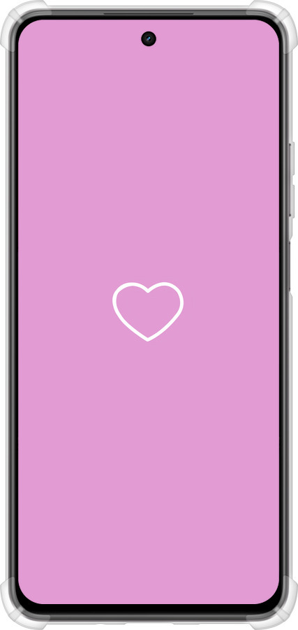 Силикон с усиленными углами чехол Сердце 2 для Realme C75x - 4863sp-4506 изображение 