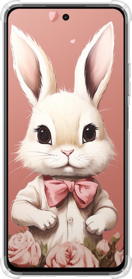 Силикон с усиленными углами чехол Зайчик для Realme C75x - 5669sp-4506 изображение 