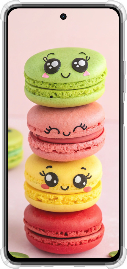 Силикон с усиленными углами чехол Печенье для Realme C75x - 6693sp-4506 изображение 