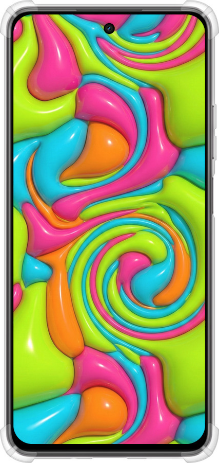 Силикон с усиленными углами чехол Y2K Jelly Dream для Realme C75x - 6780sp-4506 изображение 