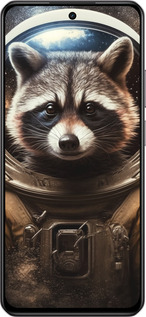 Силиконовый чехол Raccoon austronaut для Realme C75 4G - 5581u-3878 изображение 