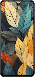Силиконовый чехол Кольорове листя для Realme C75 4G - 5644u-3878 изображение 