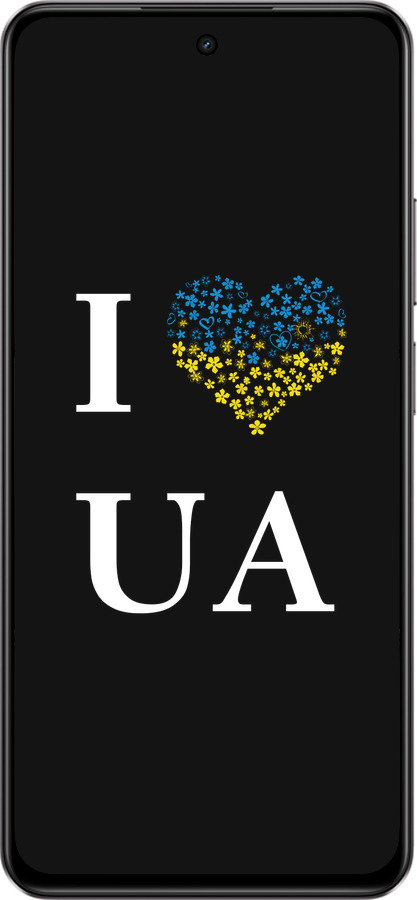 Силиконовый чехол I love UA для Realme C75 4G - 1112u-3878 изображение 