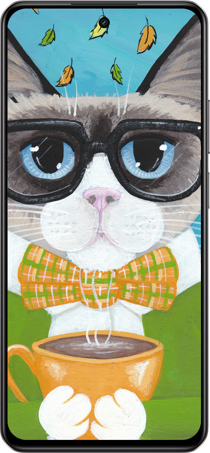 Силиконовый чехол Cat&Coffee для Realme C75 4G - 4053u-3878 изображение 
