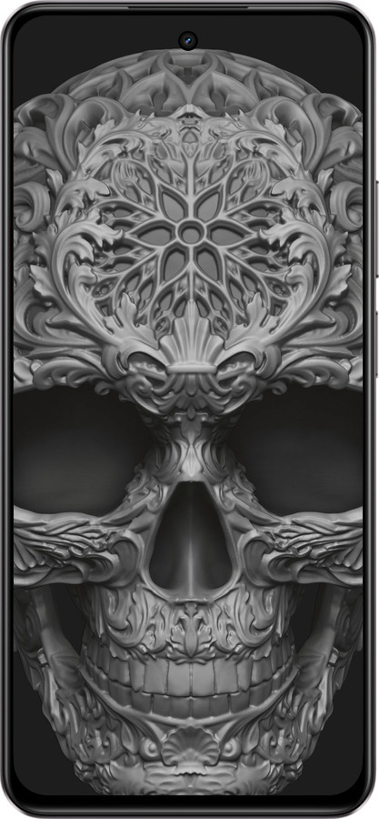 Силиконовый чехол skull-ornament для Realme C75 4G - 4101u-3878 изображение 