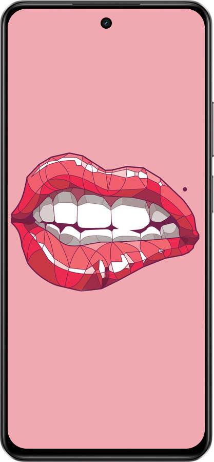 Силіконовий чехол Sexy lips для Realme C75 4G - 4174u-3878 изображение 