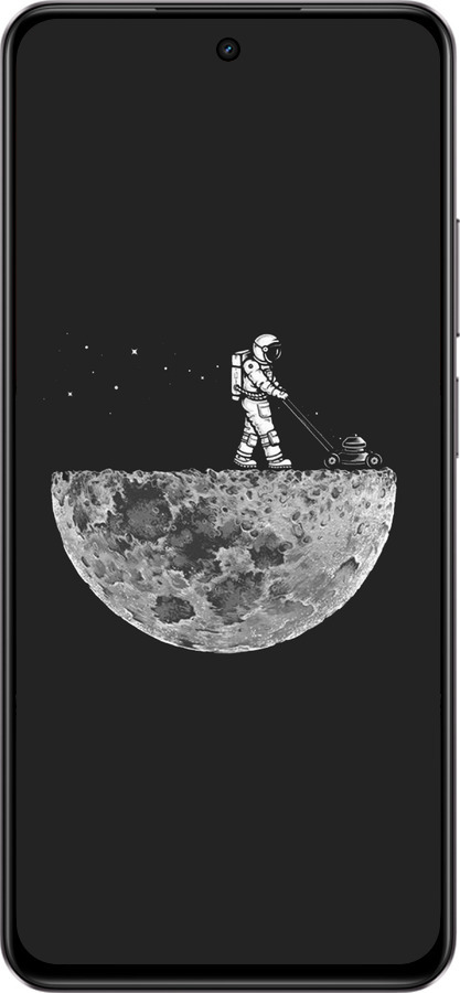 Силиконовый чехол Moon in dark для Realme C75 4G - 4176u-3878 изображение 