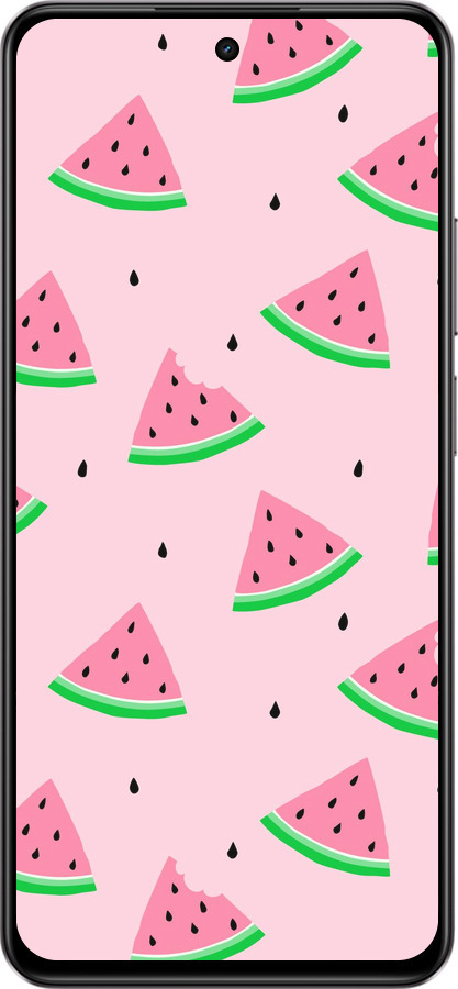 Силиконовый чехол Розовый арбуз для Realme C75 4G - 4314u-3878 изображение 