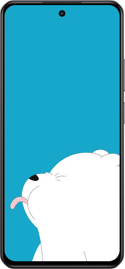 Силиконовый чехол Мишка 1 для Realme C75 4G - 4358u-3878 изображение 