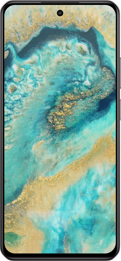 Силиконовый чехол Green marble для Realme C75 4G - 4365u-3878 изображение 