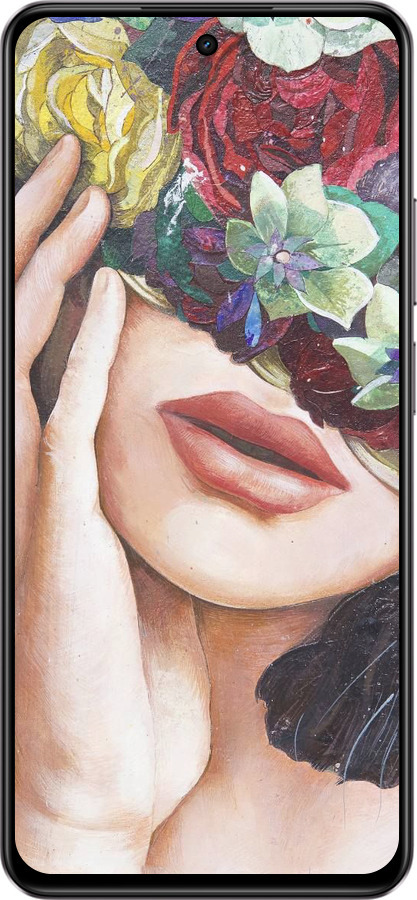 Силиконовый чехол Head Flower для Realme C75 4G - 4460u-3878 изображение 