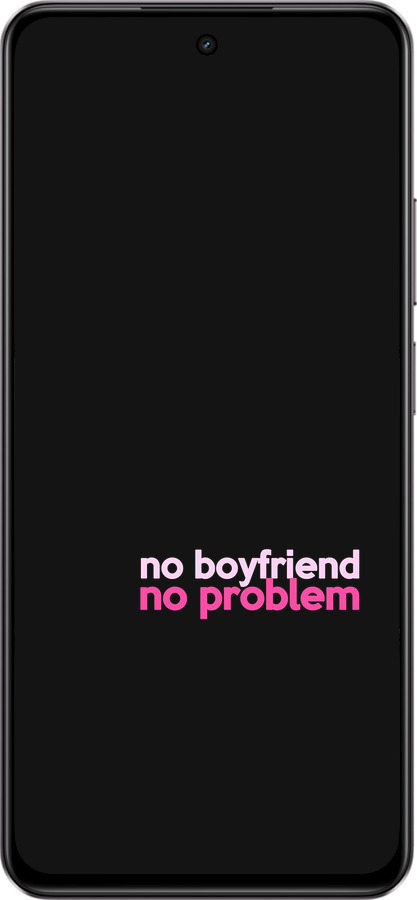 Силіконовий чехол no boyfriend no problem для Realme C75 4G - 4549u-3878 изображение 