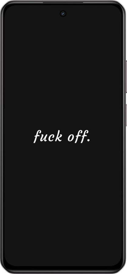 Силіконовий чехол Fuck off для Realme C75 4G - 4731u-3878 изображение 
