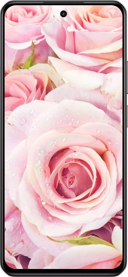 Силиконовый чехол Розы для Realme C75 4G - 525u-3878 изображение 