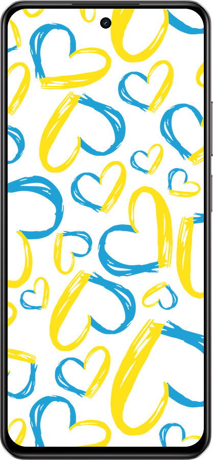 Силиконовый чехол Сердца UA для Realme C75 4G - 5292u-3878 изображение 