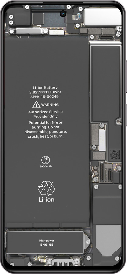 Силіконовий чехол Деталі смартфона для Realme C75 4G - 5487u-3878 изображение 