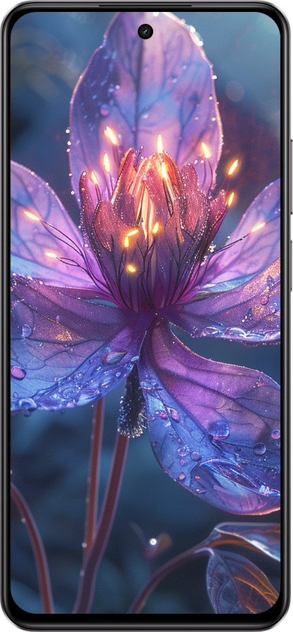 Силиконовый чехол Магический цветок для Realme C75 4G - 6038u-3878 изображение 