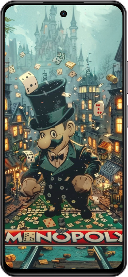 Силиконовый чехол Сказочный Monopoly для Realme C75 4G - 6086u-3878 изображение 