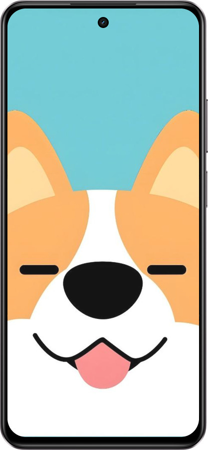 Силиконовый чехол Корги для Realme C75 4G - 6280u-3878 изображение 