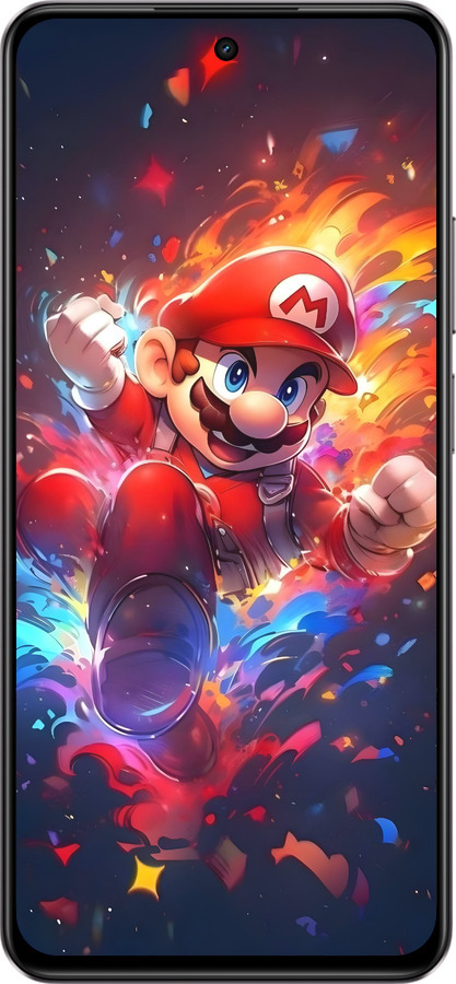 Силиконовый чехол Супер Марио для Realme C75 4G - 6342u-3878 изображение 