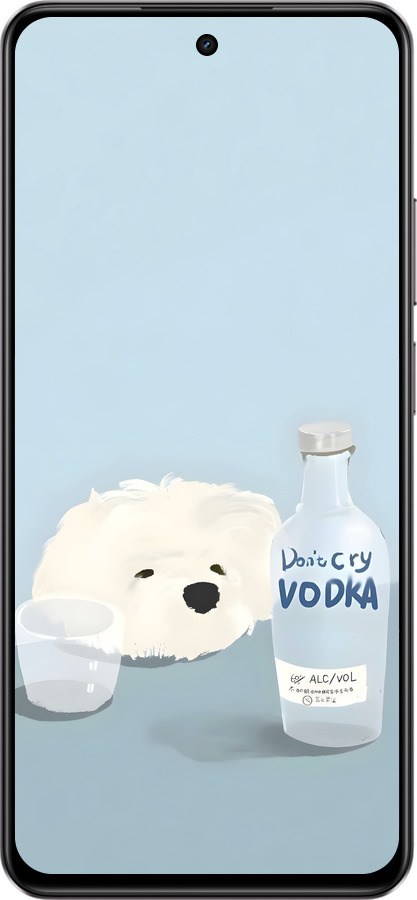 Силиконовый чехол Пес водка для Realme C75 4G - 6368u-3878 изображение 