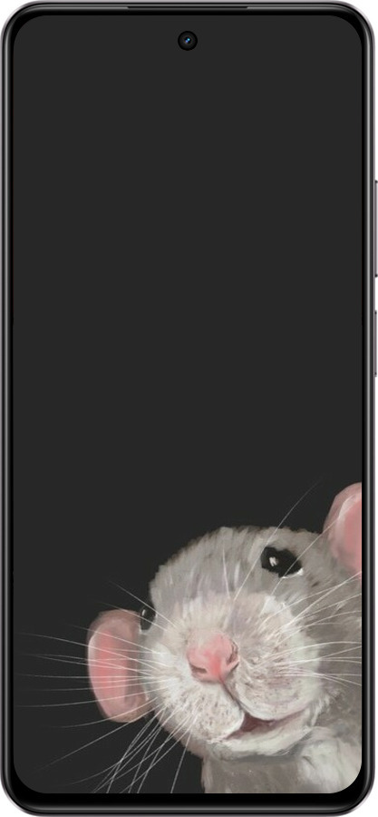 Силиконовый чехол The Peeking Rat для Realme C75 4G - 6442u-3878 изображение 