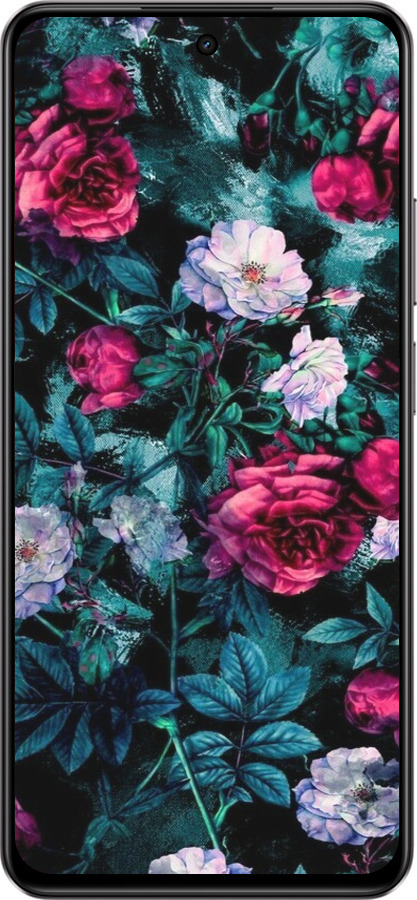 Силиконовый чехол Сад и розы для Realme C75 4G - 6483u-3878 изображение 