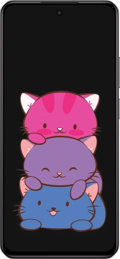 Силіконовий чехол Милі котятка для Realme C75 4G - 6518u-3878 изображение 