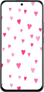 Силиконовый чехол Сердечки 2 для Realme C85 Pro - 4763u-4218 изображение 