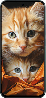 Силиконовый чехол Котики 2 для Realme C85 Pro - 5664u-4218 изображение 
