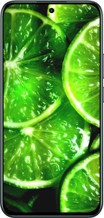 Силиконовый чехол Зелёные дольки лимона для Realme C85 Pro - 852u-4218 изображение 