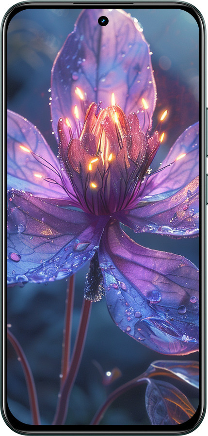 Силіконовий чехол Магічна квітка для Realme C85 Pro - 6038u-4218 изображение 