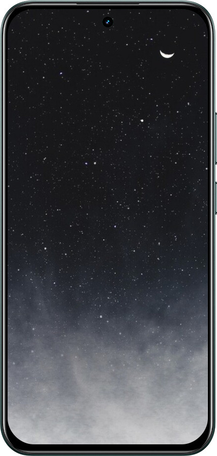 Силиконовый чехол Сині хмари, Синій місяць для Realme C85 Pro - 6396u-4218 изображение 