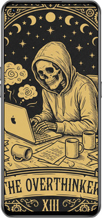 Силиконовый чехол The Overthinker для Realme GT 5G - 6774u-3338 изображение 