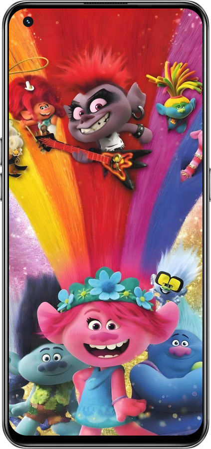 Силиконовый чехол Троли для Realme GT 5G - 6343u-3338 изображение 