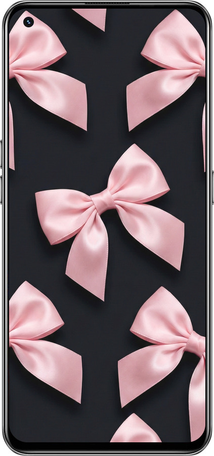 Силиконовый чехол Coquette Ribbons Dark Coquette для Realme GT 5G - 6767u-3338 изображение 